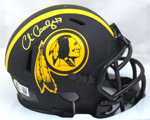 Chris Cooley Autographed Washington Eclipse Speed Mini Helmet-Beckett W Hologram