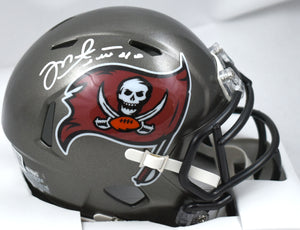 Mike Alstott Signed Tampa Bay Buccaneers 97-13 Speed Mini Helmet-Beckett W Holo