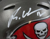 Rachaad White Autographed Tampa Bay Buccaneers Speed Mini Helmet-Beckett W Holo