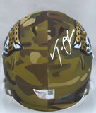 Trevor Lawrence Autographed Jacksonville Jaguars Camo Speed Mini Helmet-Fanatics