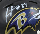 Jermaine Lewis Autographed Baltimore Ravens Speed Mini Helmet-Beckett W Hologram