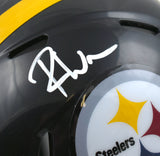 Roman Wilson Autographed Pittsburgh Steelers Speed Mini Helmet - Beckett W Holo