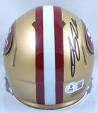 Ricky Pearsall Autographed 49ers Speed Mini Helmet - Beckett W Hologram *Black