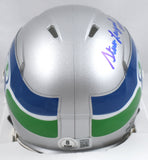 Steve Largent Autographed Seattle Seahawks Speed Mini Helmet - Beckett W Holo