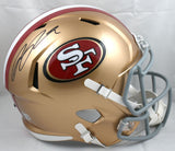 Ricky Pearsall Autographed San Francisco 49ers F/S Speed Helmet - Beckett W Holo