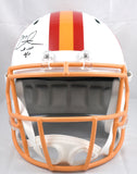 Mike Alstott Autographed Buccaneers F/S 76-96 Speed Helmet - Beckett W Hologram