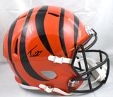 Tee Higgins Autographed Cincinnati Bengals F/S Speed Helmet - Beckett W Hologram