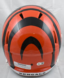 Tee Higgins Autographed Cincinnati Bengals F/S Speed Helmet - Beckett W Hologram