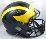 Blake Corum Autographed Michigan Wolverines F/S Speed Helmet- Beckett W Hologram