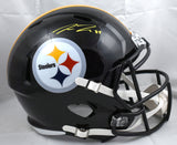 Pat Freiermuth Autographed Pittsburgh Steelers F/S Speed Helmet- Beckett W Holo