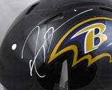 Ray Lewis Autographed Ravens F/S Speed Authentic Helmet - Beckett W Hologram