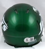 Malachi Corley Autographed New York Jets Speed Mini Helmet - Beckett W Hologram