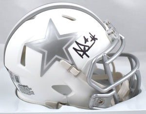 Dak Prescott Autographed Dallas Cowboys Ice Speed Mini Helmet - Beckett W Holo