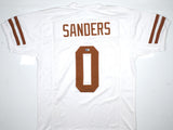 Ja'Tavion Sanders Autographed White College Style Jersey - Beckett W Hologram