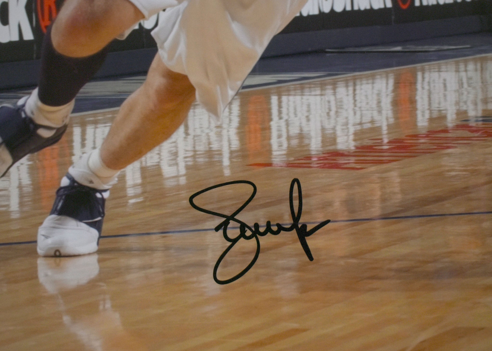 Steve Nash Autographed Dallas Mavericks 16x20 Drive Photo 