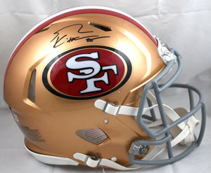 George Kittle Autographed 49ers F/S Speed Authentic Helmet - Beckett W Hologram