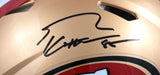 George Kittle Autographed 49ers F/S Speed Authentic Helmet - Beckett W Hologram