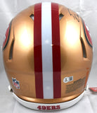 George Kittle Autographed 49ers F/S Speed Authentic Helmet - Beckett W Hologram