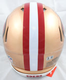 George Kittle Autographed 49ers F/S Speed Authentic Helmet - Beckett W Hologram