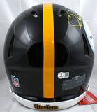 Jerome Bettis Autographed Steelers F/S Speed Authentic Helmet - Beckett W Holo