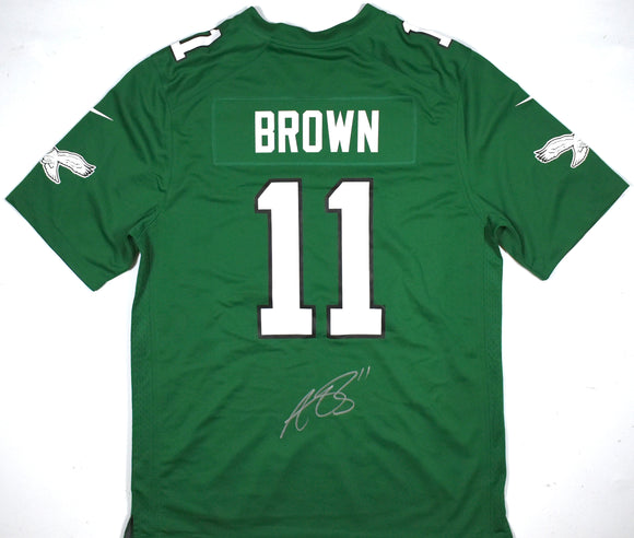 AJ Brown Autographed Philadelphia Eagles Nike Game Jersey - Beckett W Holo