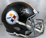 Troy Polamalu Autographed Steelers F/S 63-76 Speed Helmet - Beckett W Hologram