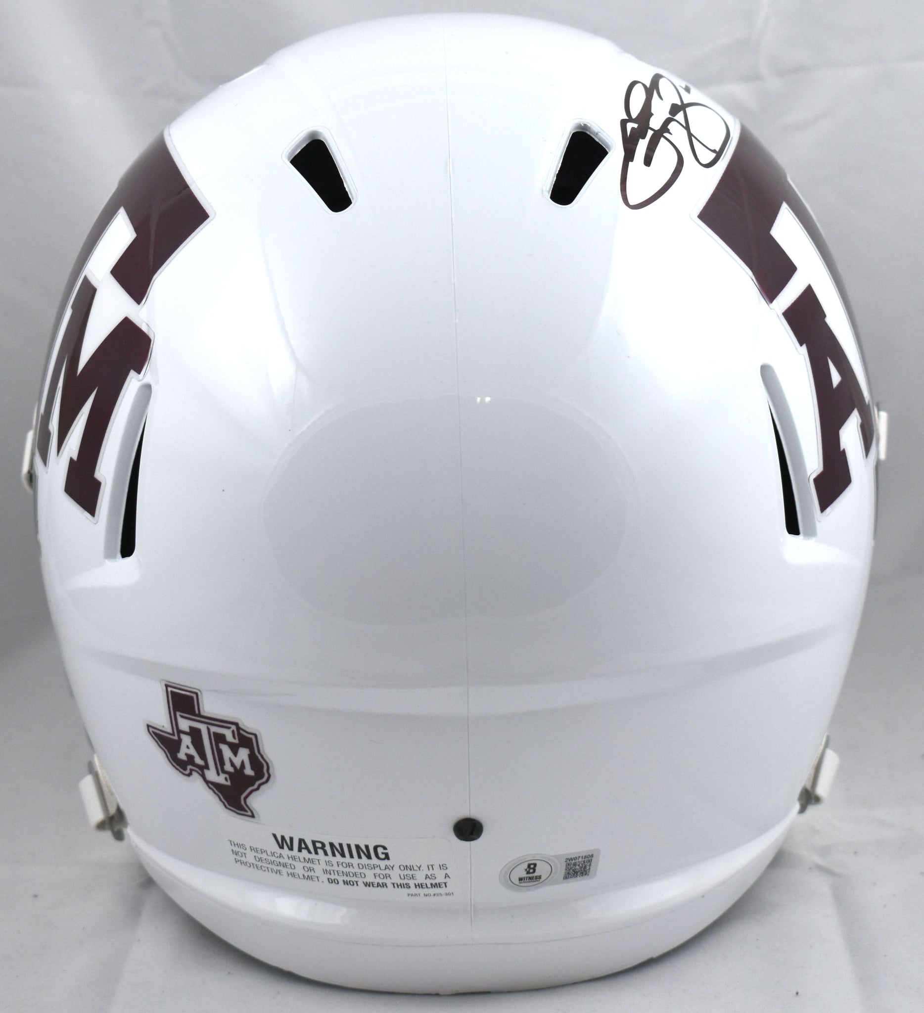 Outlet Manziel signed Full size replica Helmet