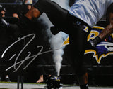 Ray Lewis Autographed Ravens 16x20 Celebration HM Photo-Beckett W Hologram