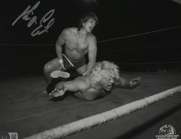 Kevin Von Erich Autographed 8x10 B/W The Iron Claw Photo - Beckett W Hologram