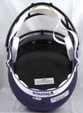 Adrian Peterson Autographed Minnesota Vikings F/S Speed Helmet - Beckett W Holo