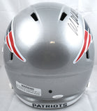 Wes Welker Autographed New England Patriots F/S Speed Helmet - JSA W *Black