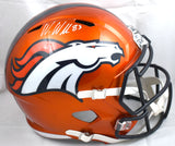 Wes Welker Autographed Denver Broncos F/S Flash Speed Helmet - JSA W *White