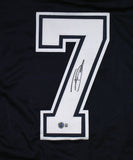 Trevon Diggs Autographed Blue Pro Style Jersey - Beckett W Hologram *Black