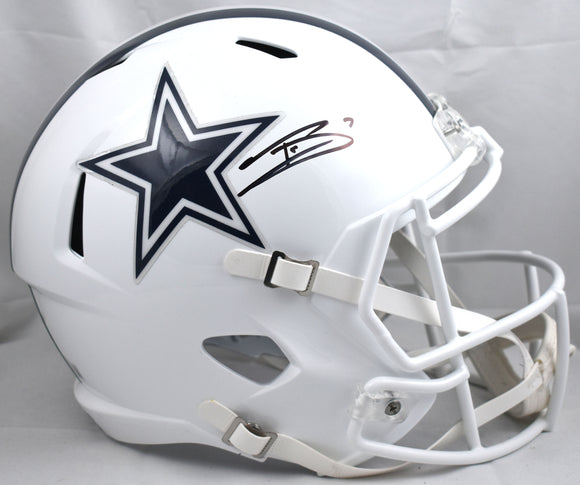 Trevon Diggs Signed Dallas Cowboys F/S ALT 22 Speed Helmet - Beckett W Hologram