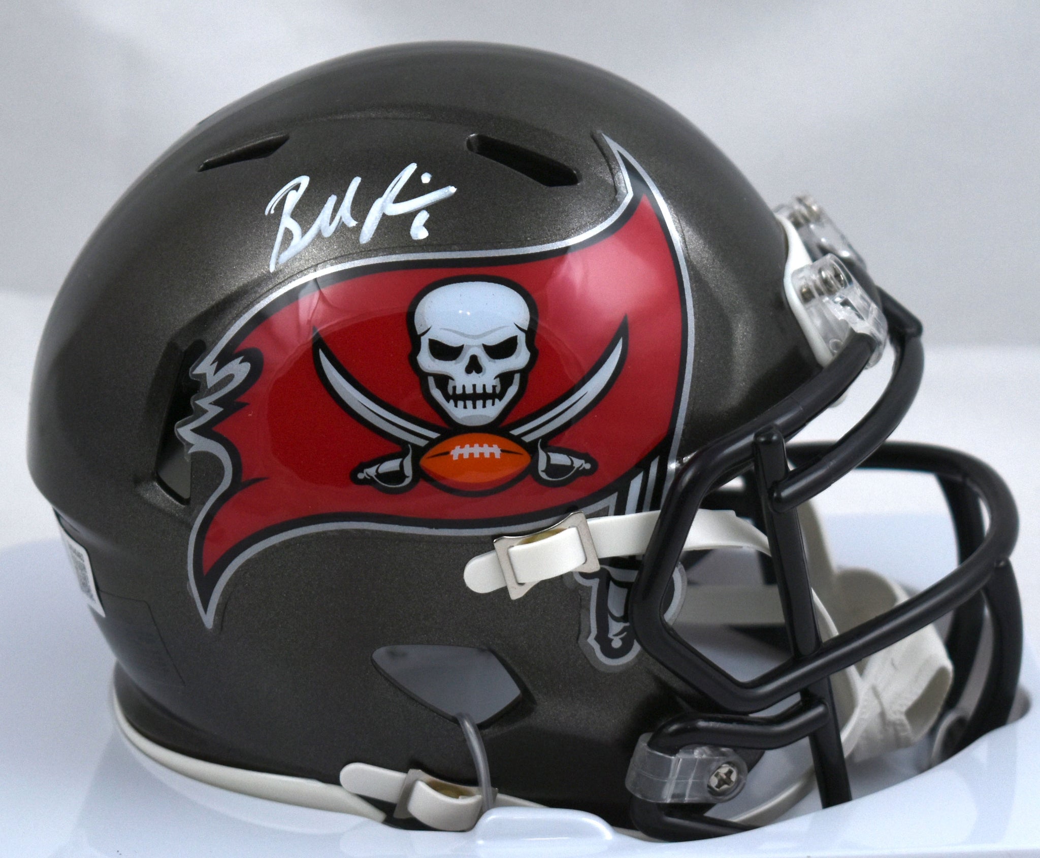 buccaneers mini football helmet Autographed Baker Mayfield Tampa Bay Buccaneers Speed Mini Helmet