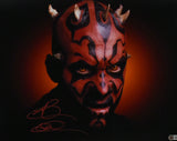 Ray Park Autographed 16x20 Darth Maul Close Up Photo- Beckett W Hologram *Red