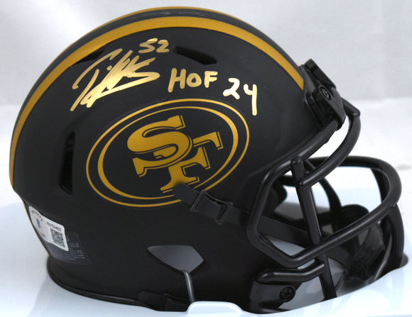 Patrick Willis Autographed 49ers Eclipse Speed Mini Helmet w/HOF- Beckett W Holo