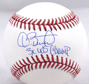 Dave Stewart Signed Rawlings OML Baseball w/3x WS Champ - Beckett W Hologram