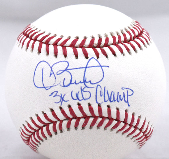 Dave Stewart Signed Rawlings OML Baseball w/3x WS Champ - Beckett W Hologram