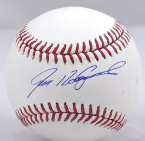 Ivan Rodriguez Autographed Rawlings OML Baseball - Beckett W Hologram *Blue