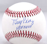 Tony Perez Autographed Rawlings OML Baseball w/ HOF - Beckett W Hologram *Blue