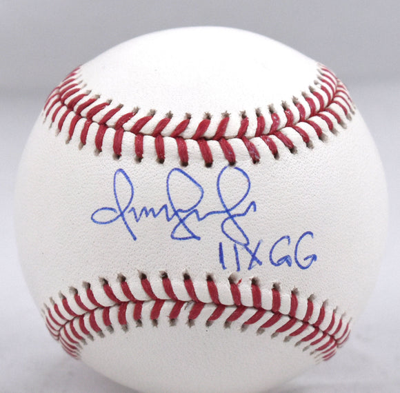 Omar Vizquel Autographed Rawlings OML Baseball w/ 11x GG - Beckett W Hologram