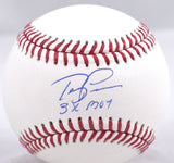 Terry Francona Autographed Rawlings OML Baseball w/ 3x MOY - Beckett W Hologram