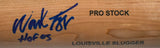 Wade Boggs Autographed Blonde Slugger Pro Baseball Bat w/HOF- Beckett W Hologram