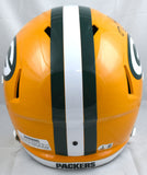 Lukas Van Ness Autographed Green Bay Packers F/S Speed Helmet- Beckett W Holo