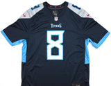 Will Levis Autographed Tennessee Titans Nike Blue Game Jersey - Fanatics *Black