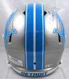 Sam LaPorta Autographed Detroit Lions F/S 2024 Speed Helmet - Beckett W Hologram