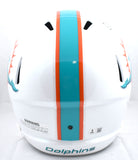 De'Von Achane Autographed Miami Dolphins F/S Speed Helmet - Beckett W Hologram