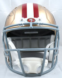 Vernon Davis Autographed San Francisco 49ers F/S Speed Helmet - Beckett W Holo