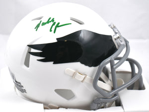 Randall Cunningham Signed Eagles 69-73 Speed Mini Helmet - Beckett W Hologram